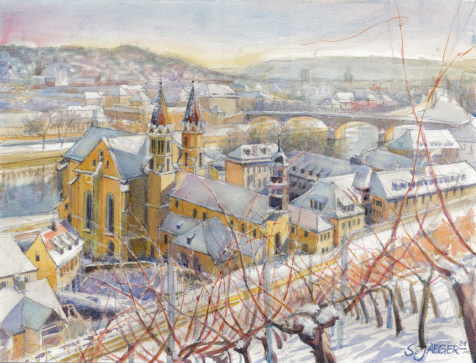 St. Burkard im Winter