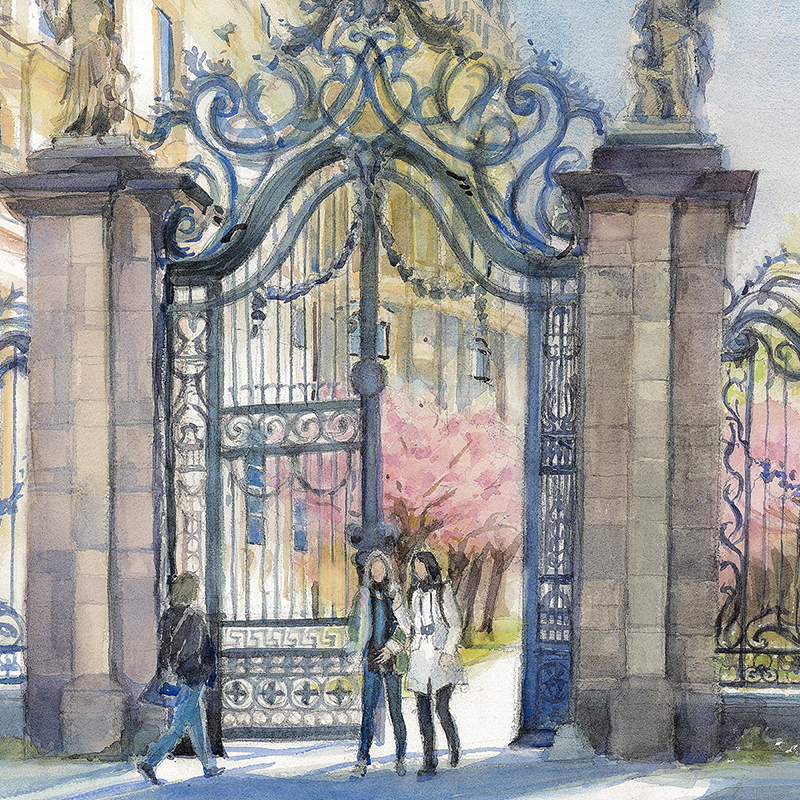 Eingang zum Hofgarten